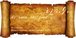 Álmos József névjegykártya